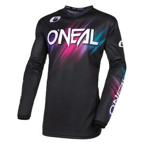 O'Neill Black Jersey with Pink and Blue Accents